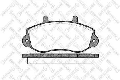 Комплект тормозных колодок, дисковый тормоз STELLOX купить